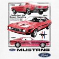 thumbnail image 3 of Ford Mustang Poster 1968 1969 1971 T-Shirt Legendary Performance American Classic Muscle Car Licensed Women's Tee, 3 of 7