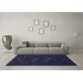 thumbnail image 3 of Ahgly Company Indoor Rectangle Persian Blue Traditional Area Rugs, 7' x 10', 3 of 4