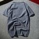 thumbnail image 4 of pstuiky camisetas para hombre, Suéter casual de manga corta con cuello en V y cuello en V para hombre camisetas de hombre l, 4 of 4