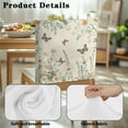 thumbnail image 7 of TSOVTHRID Daisy Floral Butterfly Print Breathable Chair Back Cover Chair Back Slipcovers Decorative Dining Chair Protector for Dining Room Wedding Kitchen Party Ceremony, Set of 1, 7 of 7