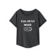 thumbnail image 1 of Camiseta básica para mujer con cuello redondo y ajuste regular para compras navideñas M, 1 of 7