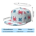 thumbnail image 5 of Marine Adorable Crab Baseball Cap for Men Women Tennis Cap Running Cap Bill Brim Adjustable Visor Beach Trucker Hat for Unisex Young Adults, 5 of 7