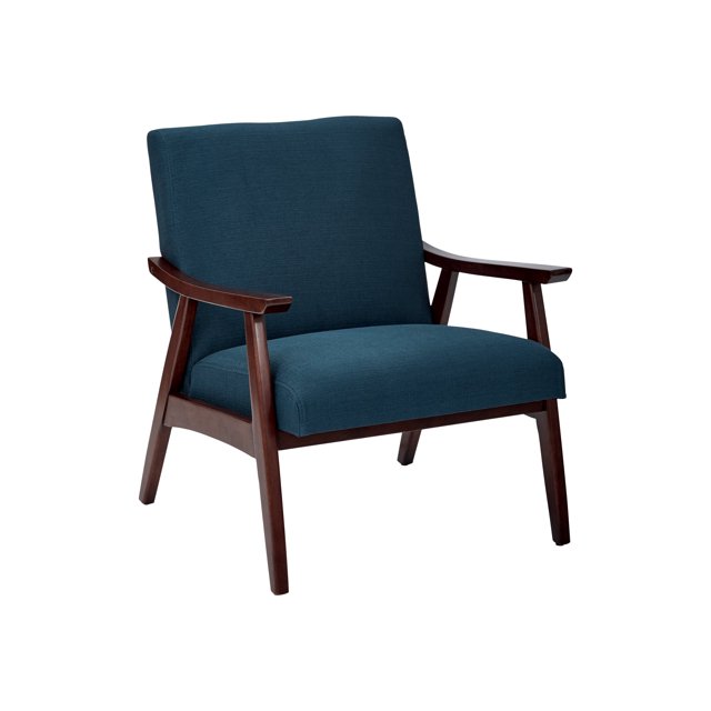 Worksmart Davis - Chaise - Accoudoirs - Tissu - Bleu, klein Azur