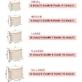 thumbnail image 2 of Vercord Premium Nylon Purse Organizer Tote Handbag Insert Organizers Bag in Bag Zipper 13 Pockets Beige X-Large, 2 of 6