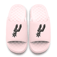 thumbnail image 2 of Unisex ISlide Pink San Antonio Spurs Primary Motive Slide Sandals, 2 of 5