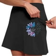 thumbnail image 4 of Womens Shorts Elastic Waist Tennis Skirt With Sports Skirt High Waist Skort With 2 Pockets Side Slit Gym Shorts, 4 of 7