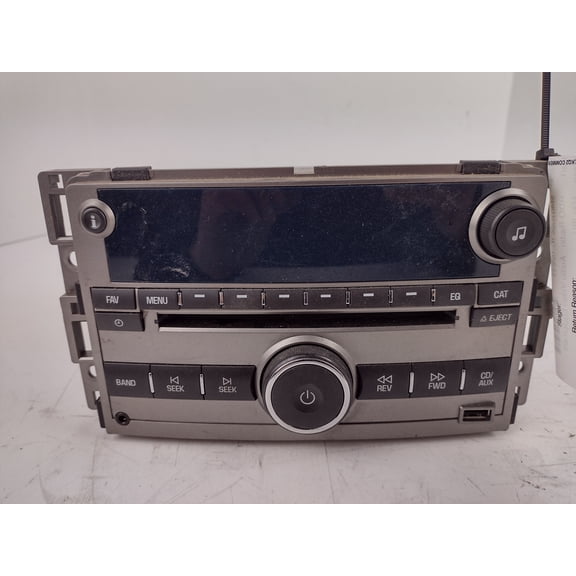 Pre-Owned 09 10 11 12 Chevrolet Malibu AM FM CD MP3 USB Radio Receiver OEM - Verify Specific Vehicle Fitment In Description - (Good)