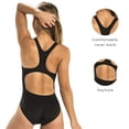thumbnail image 4 of Dolfin Women's Athletic One-Piece Swimsuit Partial Liner, Black, S (Women, Juniors, Female), 4 of 6