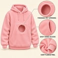 thumbnail image 5 of Hoodie with Dog Pouch Oversized Pet Hoodies Carrier Large Pocket Hooded Sweatshirt Big Size Front Dog & Cat Carrier Sweatshirts, 5 of 5