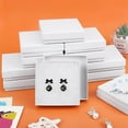 thumbnail image 5 of Triani 12Pcs Jewelry Gift Boxes with Cotton Filled 3.5x3.5x1 Inch Ring Necklace Earring Boxes Square Cardboard Jewelry Gift Box(White), 5 of 5