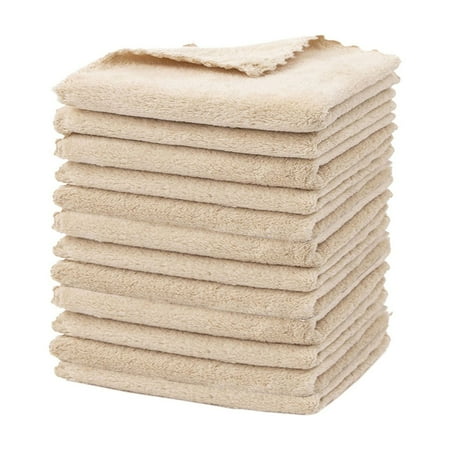 Leodye 12PCS Velvet Kitchen Towel Set - Absorbent for Hand Washing & Table Cleaning -11.81*11.81in