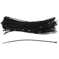 thumbnail image 2 of 100 x Thin Black Ties Zip Ties Cord Strap Wrap 200 x 3mm, 2 of 5