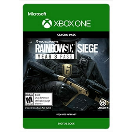 Rainbow Six Siege Year 3 Pass, Ubisoft, XBOX One, [Digital Download],