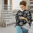 thumbnail image 4 of Haiem Snake Baby Nursing Cover & Nursing Poncho - Multi Use Cover for Baby Car Seat Canopy, Stroller Cover, 360°Full Privacy Breastfeeding Coverage, 4 of 9