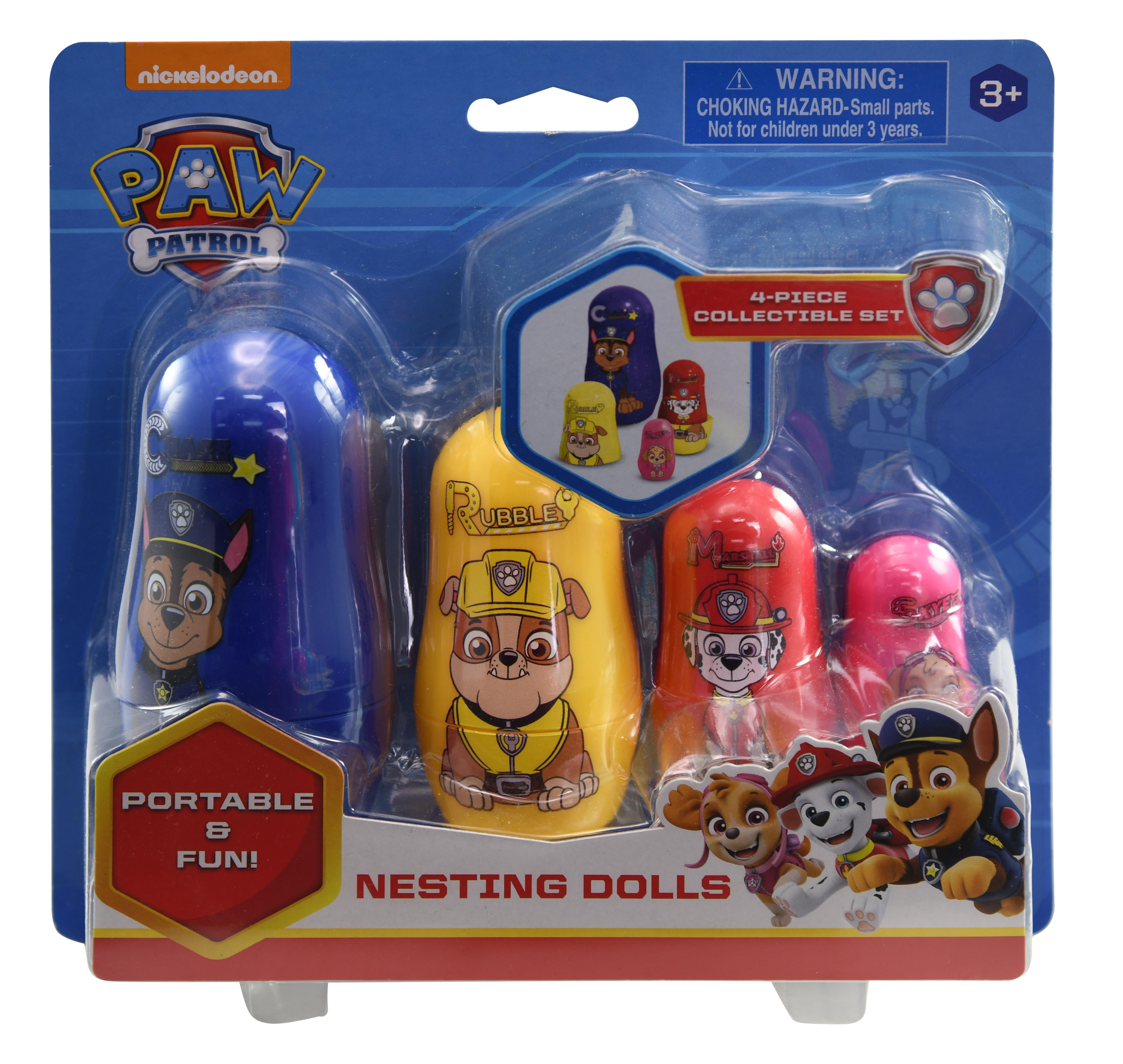 Nickelodeon Paw Patrol Nesting Dolls Gift Set Collectible 4 Pieces