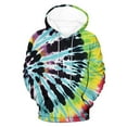 thumbnail image 4 of BSDJILFG Mens 6xl Sweatshirts Big and Tall Tie Dyed Hoodies Long Sleeve Fall Winter Men Big and Tall 5xl-6xl Rainbow Printed Pullover Tops Activewear ,M-3XL, 4 of 4