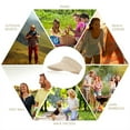 thumbnail image 6 of PENGXIANG Summer Breathable Sunshade Beach Hat Lady's Straw Hat With Velcro Cool Adult Sun Protection Folding Wide Brim Sun Cap, 6 of 6