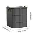 thumbnail image 3 of Multifunctional Storage Bag, Large Blanket Clothes Organization and Storage Containers for Bedding, Comforters, Thickened And Large Capacity Zippered Non-woven Home Storage Bag Clearance, 3 of 7