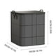 thumbnail image 3 of Bolsa de almacenamiento con asas, organizador de gran capacidad, engrosado y no tejido con cremallera para colchas, ropa, hogar o viajes, 3 of 7