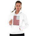 thumbnail image 3 of USA American Flag Distressed Stencil Hoodie Sweatshirt Women Men Brisco Brands M, 3 of 6