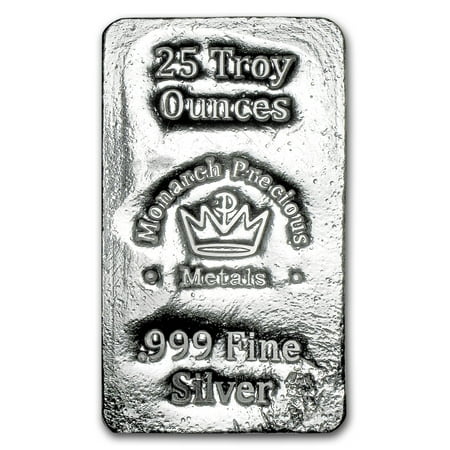 Not Specified 25 Oz Hand Poured Silver Bar Mpm 25 Oz Hand Poured Silver Bar Mpm