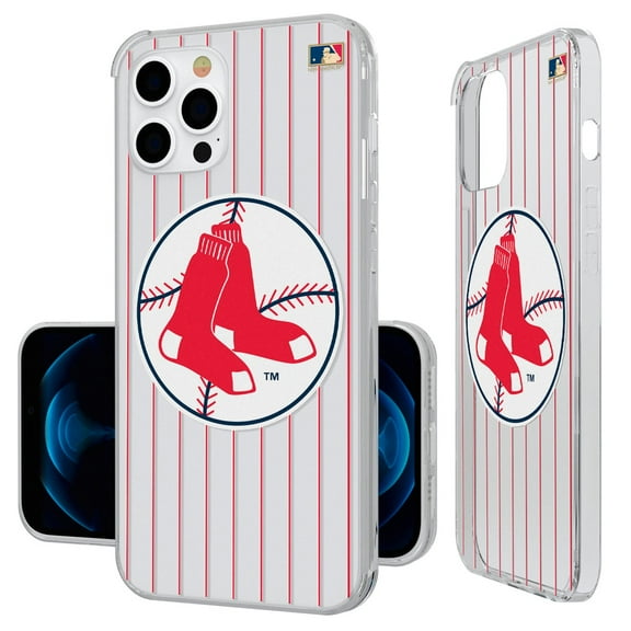 Boston Red Sox Cooperstown Pinstripe iPhone Clear Case