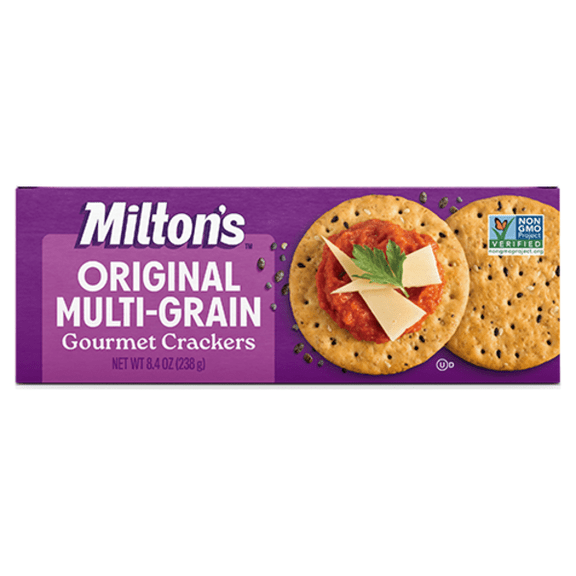 Milton's Original Multi-Grain Crackers 8.4 oz - Pack of 2