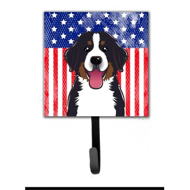American Flag & Bernese Mountain Dog Leash or Key Holder