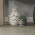 thumbnail image 3 of Jamie Young Co Small Coastal Ceramic Porous Vase in Matte White, 3 of 4