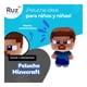 thumbnail image 4 of Peluche Steve Ruz Azul Minecraft 17 cm, 4 of 4