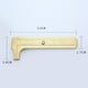 thumbnail image 5 of Calibrador Vernier de 3 pulgadas y 80mm calibrador herramienta de medición Escala única de metal Sharpla calibradores a vernier, 5 of 8