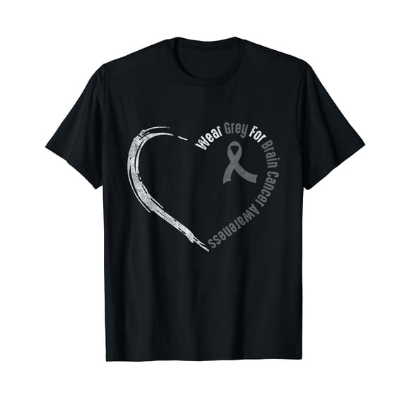 Wear Grey For Brain Cancer Awareness | Brain Tumor T-Shirt
