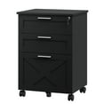 thumbnail image 1 of 3 Drawer Mobile File Cabinet with Lock, Under Desk Wooden Filing Cabinets for Home Office Organizer Letters/Legal/A4, 1 of 9