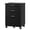 black, variant on 3-Drawer Mobile File Cabinet with Lock - Rolling Storage Cabinet for Home Office, Locking Casters, black