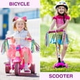 thumbnail image 3 of BESPORTBLE One Pair of Childrens Bike Handlebar Streamers Grips Tassels Ribbons Baby Carrier Accessories (Colorful), 3 of 3