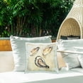thumbnail image 2 of Stupell Industries Oyster Trio on Beige Outdoor Printed Pillow design by CAD, 18 x 7 x 18, 2 of 6
