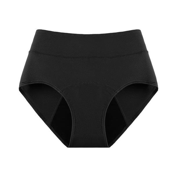 Ropa interior para mujeres con flujo abundante, alta absorción, a prueba de fugas, bragas menstruales posparto para damas.