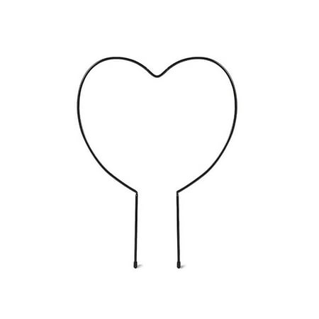 Garden Trellis Heart Design Flower Stand Indoor And Outdoor 25*40cm Iron For Climbing Plants Flowers Plant Support Frame