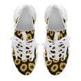 thumbnail image 5 of Wild Yellow Sunflowers on Black Background Walking Shoes for Men Woman Lightweight Tennis Fashion Elastic Sports Shoes Cushion Basketball Shoes, 5 of 7