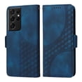 thumbnail image 4 of Funda GANGXUN para Samsung Galaxy S21 Ultra con diseño acolchado elegante, cuero PU, protección total y ajuste preciso, 4 of 5
