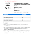 thumbnail image 2 of Front Ball Joint and Tie Rod End Kit - Compatible with 2007 GMC Sierra 3500 Classic, 2 of 2