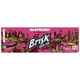 Lipton Brisk Raspberry Iced Tea, Bottled Tea Drink, 12 fl oz, 12 Pack ...