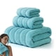 thumbnail image 1 of Set de toallas de baño pack de 3 microfibra suave absorbente para ducha y baño, secado rápido, suave para la piel, duradero y resistente a las pastillas para uso diario, 1 of 8