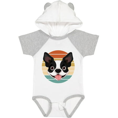 

Inktastic Boston Terrier Dog Retro Sunset Gift Baby Boy or Baby Girl Bodysuit