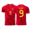 thumbnail image 1 of Home Football Jersey LAMINE YAMAL 19# RODRIGO 16# GAVI 9# MORATA 7# PEDRI 26# Short sleeve, 1 of 2