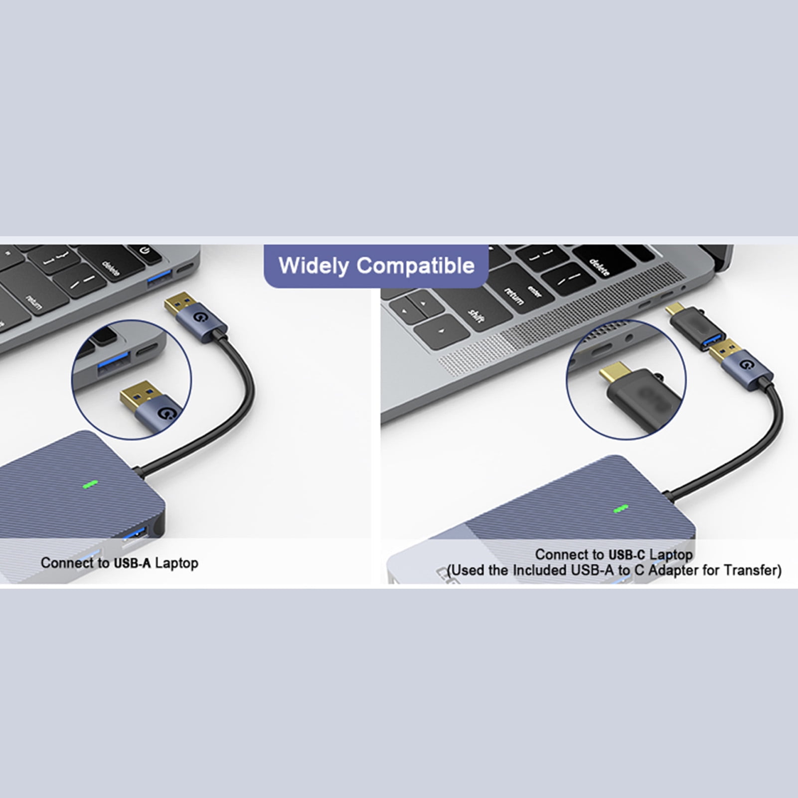 Laptop USB Extenders Docking 11 in 1 USB Hub Triple Display Dock with VGA LAN Card Slots USB 3.0 3.5mm Headphone Splitter Extenders Multiport Docking Station for Laptop