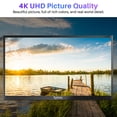 thumbnail image 4 of SYLVOX 55 inch Outdoor TV, 4K UHD Android Television 1000Nit Brightness for Partial Sun, IP55 Weatherproof (Deck Pro), 4 of 13
