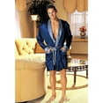 thumbnail image 2 of Shirley of Hollywood Elegant Two-Tone Charmeuse Uni-Sex Robe 20061, 2 of 2