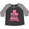 thumbnail image 3 of Inktastic Stomp out Breast Cancer with Pink Cowgirl Boots Women's Plus Size T-Shirt, 3 of 5