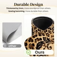 thumbnail image 4 of Mahjong Mat 31.5" x 31.5" Leopard Print Elegant Leafy Frame Design Non-Slip Noise Reduction Mahjong Tiles Table Cover for Dominoes Poker Card Board and Tile Games, 4 of 8